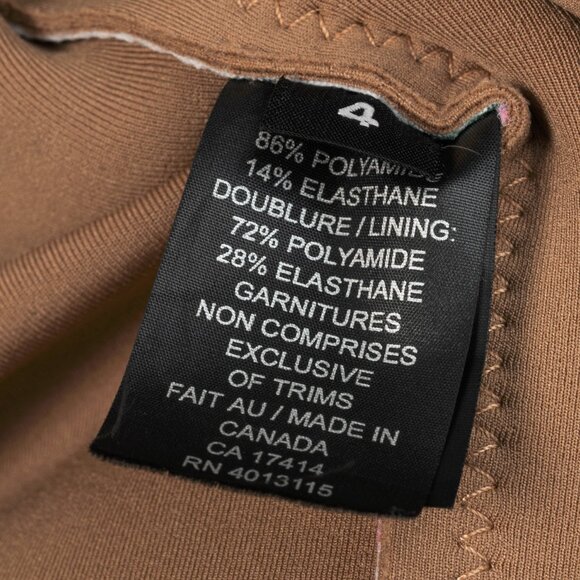 Marie Saint Pierre Redzepi Fall-Print & Sand Floral Neoprene Open-Front Jacket - Picture 10 of 11